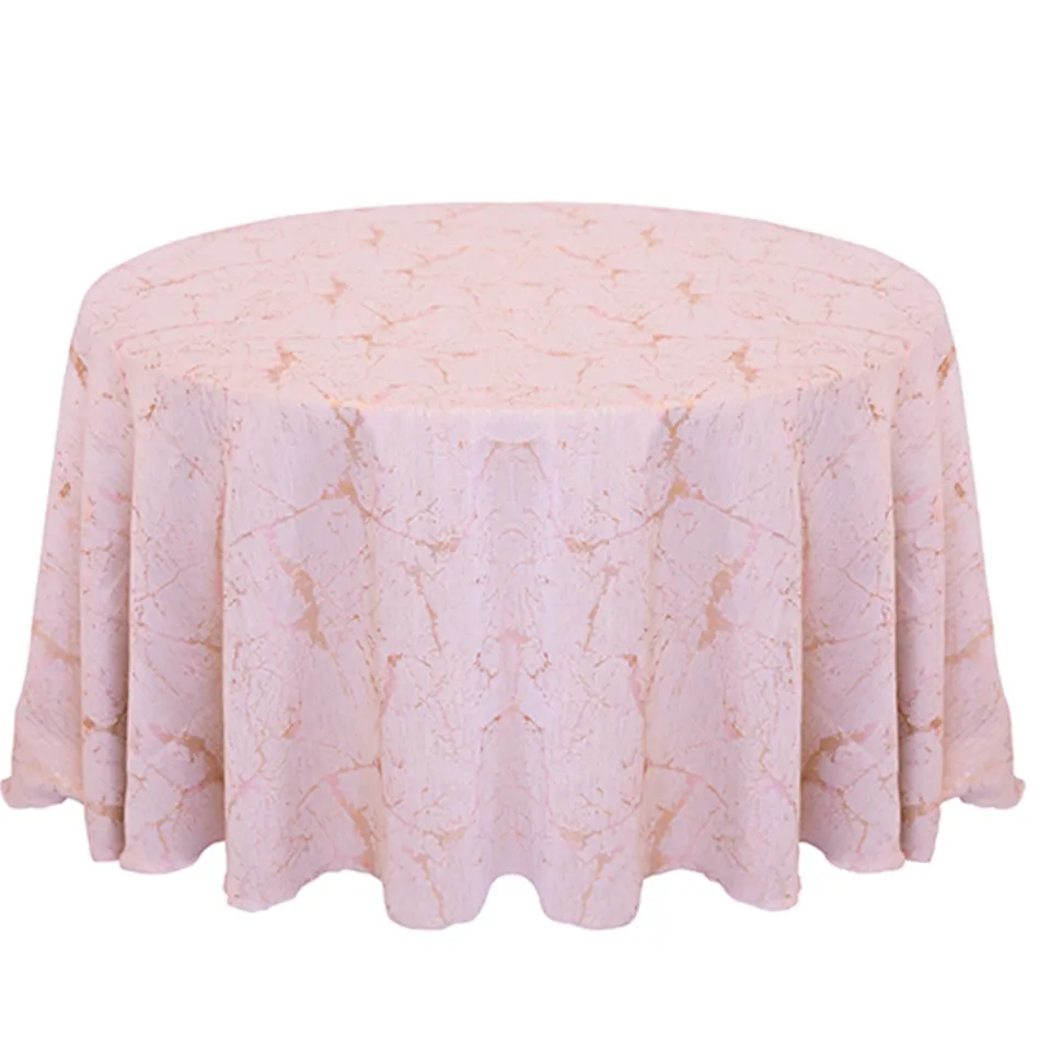 Rose Gold - Limestone Designer Tablecloths by Eastern Mills - Many Size Options