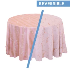 Rose Gold - Limestone Designer Tablecloths by Eastern Mills - Many Size Options