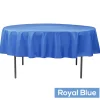 90" Round 200 GSM Polyester Tablecloth - Royal Blue