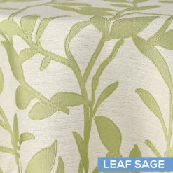 Sage Elf Leaf Tablecloth by Eastern Mills - Many Size Options