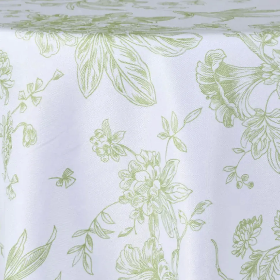Sage Flores by the Yard - 110" Width