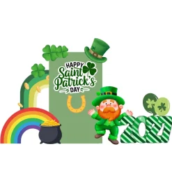 Saint Patrick's Day 1 Foam Core Birthday Backdrop Kit by PopScene™