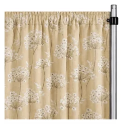 Sand Lindos Curtain Panel w/ 4
