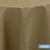 Sand - Royal Slub Designer Tablecloth - Many Size Options