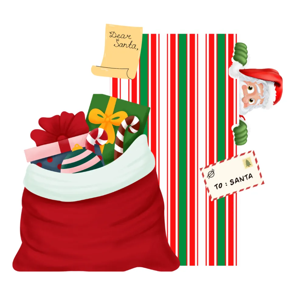 Santa's Mailroom Foam Core Backdrop Kit by PopScene™