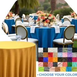 Scuba (Wrinkle Free) - Premium Polyester Tablecloth