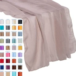 Sheer Table Runner - 27" x 118" - 37 Color Options!