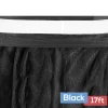 Sheer Tulle Tutu Table Skirt - 17ft long - Black