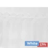 Sheer Tulle Tutu Table Skirt - 17ft long - White