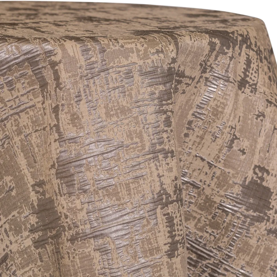 Silver - Fusion Designer Tablecloths by Eastern Mills - Many Size Options