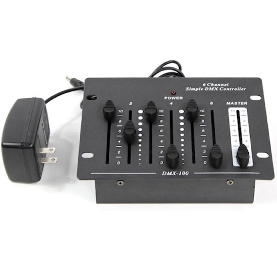 Simple 6 Channel DMX Controller