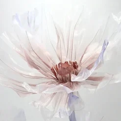 Single Stand with 3 Silk Gauze Wedding Flowers - Choice of Colors!