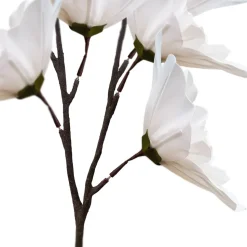 Single White Jumbo Flower Branch by ModTree™ - Interchangeable Branches for Large Event Trees! - Non-Wrinkle EVA Foam