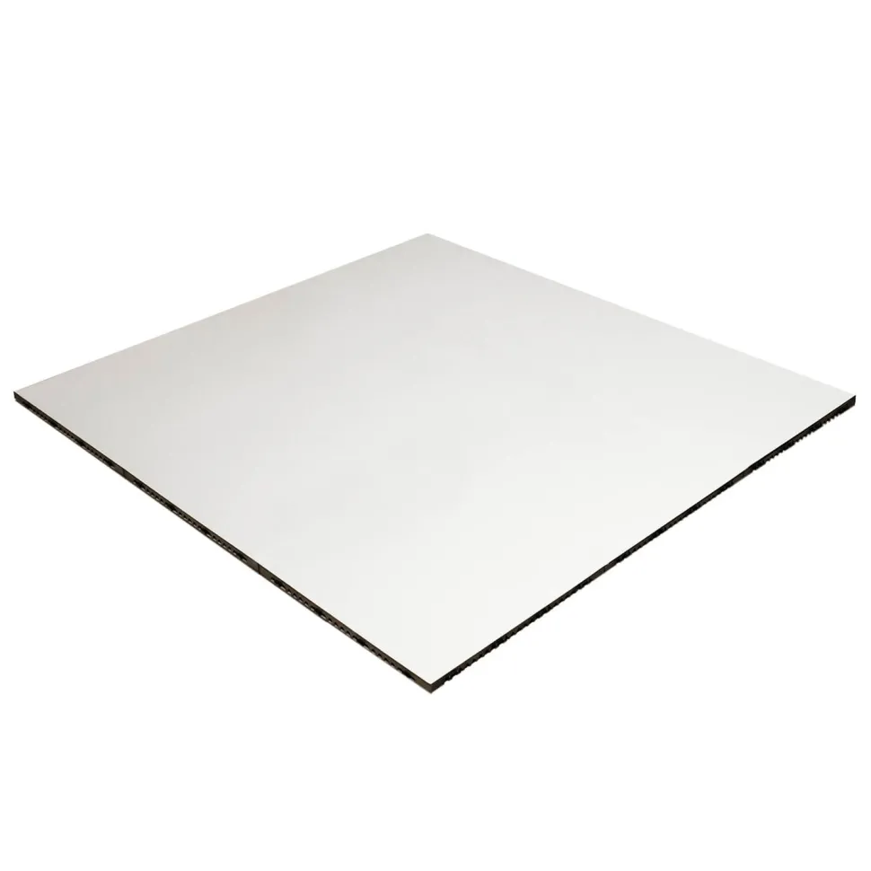 Slate White Snaplock Dance Floor Set - Easy Assembly, Portable with Edging & Transport Cart! - 36" x 36" Tiles