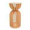 Slatted Plinth Pedestal - Torus Collection - Style A