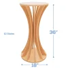 Slatted Plinth Pedestal - Torus Collection - Style F
