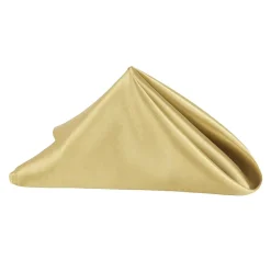 Sleek Satin Napkin 20"x20" - Gold Antique