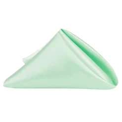 Sleek Satin Napkin 20"x20" - Mint Green