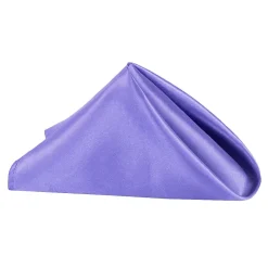 Sleek Satin Napkin 20"x20" - Purple