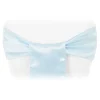 Sleek Satin Sash 6" x 108" - Baby Blue