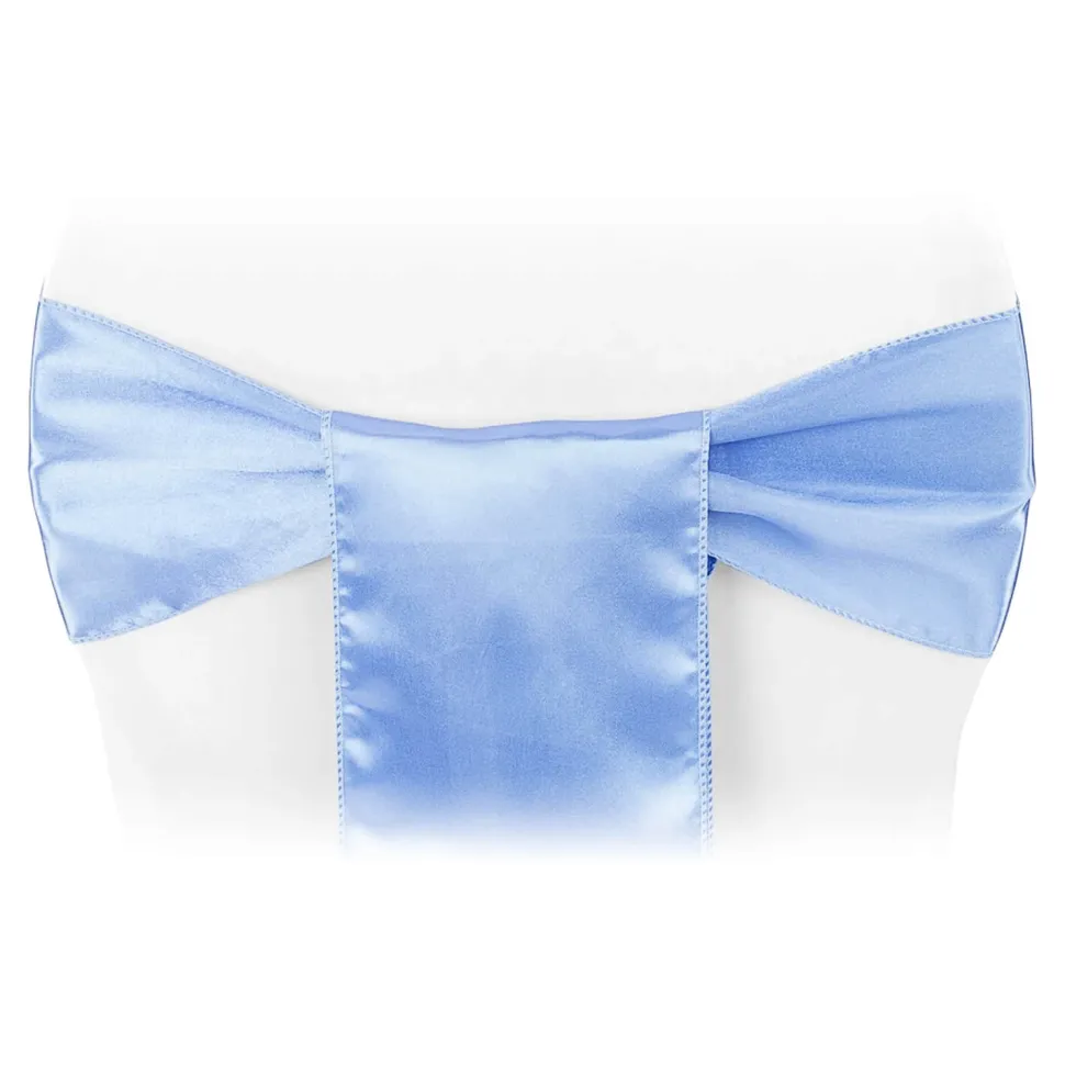 Sleek Satin Sash 6" x 108" - Cornflower/Serenity