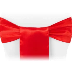 Sleek Satin Sash 6" x 108" - Red