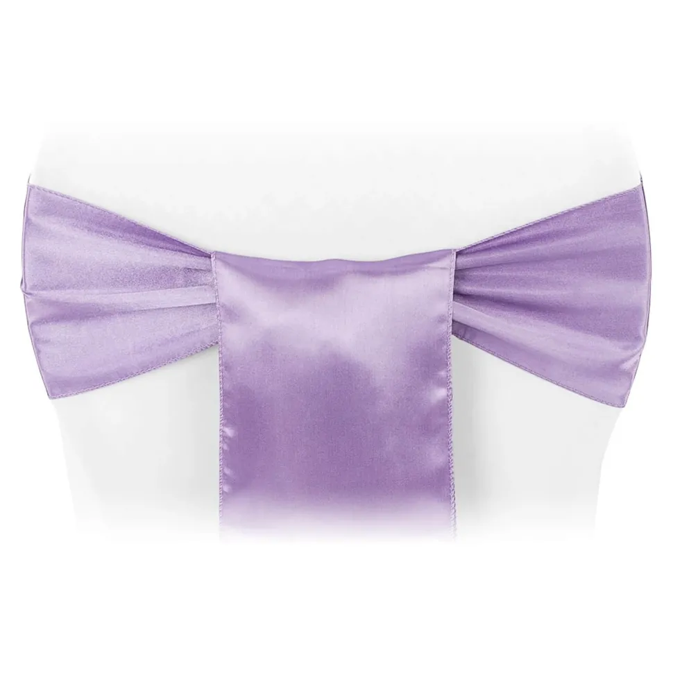 Sleek Satin Sash 6" x 108" - Victorian Lilac/Wisteria