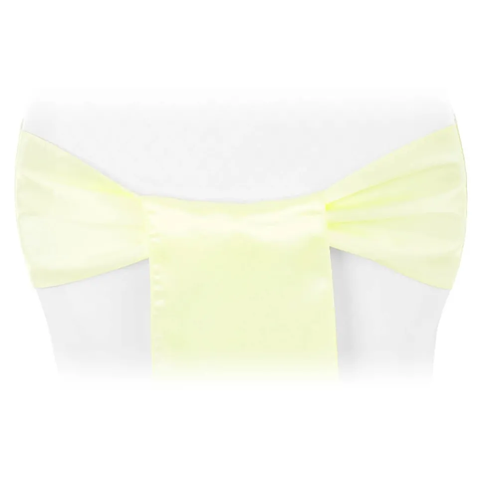 Sleek Satin Sash 6" x 108" - Yellow