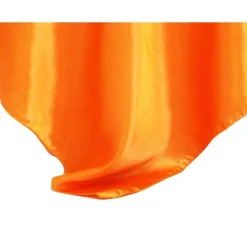 Sleek Satin Tablecloths - Orange