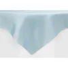 Sleek Satin Tablecloths 54" Square - Baby Blue