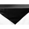 Sleek Satin Tablecloths 54" Square - Black