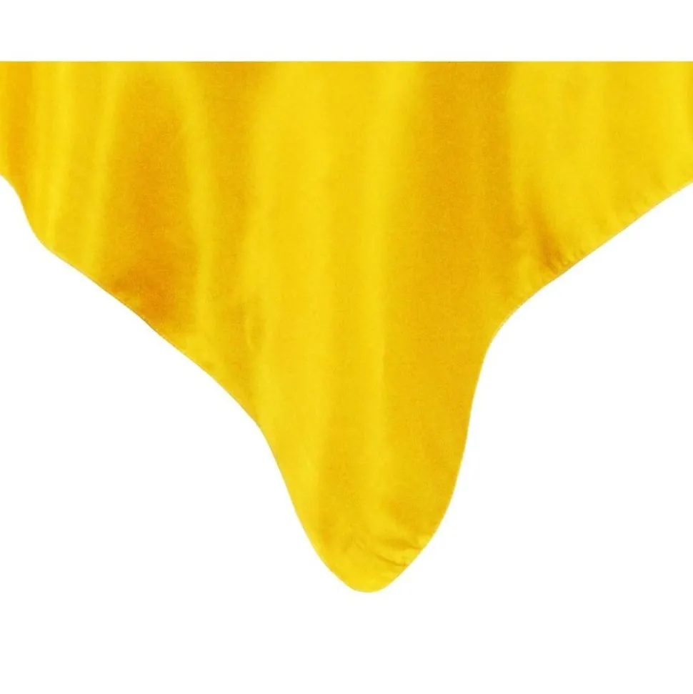 Sleek Satin Tablecloths 54" Square - Canary Yellow (Bright Yellow)