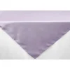 Sleek Satin Tablecloths 54" Square - Lavender