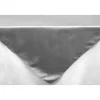 Sleek Satin Tablecloths 54" Square - Silver