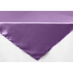 Sleek Satin Tablecloths 54" Square - Victorian Lilac/Wisteria