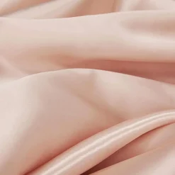 Sleek Satin Tablecloths 60"x120" Rectangular - Blush/Rose Gold