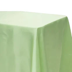 Sleek Satin Tablecloths 60"x120" Rectangular - Mint Green