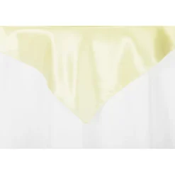 Sleek Satin Tablecloths - Yellow