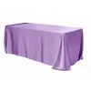 Sleek Satin Tablecloth 90"x132" Rectangular - Victorian Lilac/Wisteria