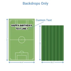 Soccer Stadium Foam Core Birthday Backdrop Kit by PopScene™