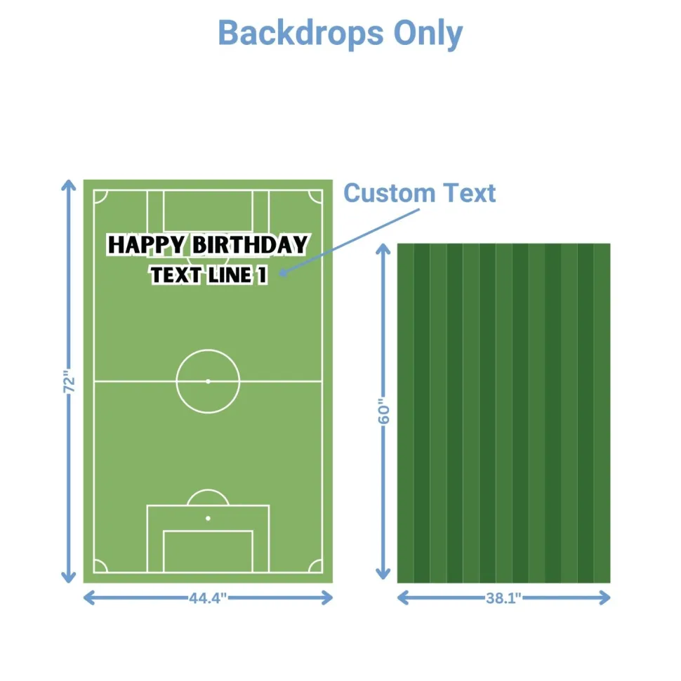 Soccer Stadium Foam Core Birthday Backdrop Kit by PopScene™