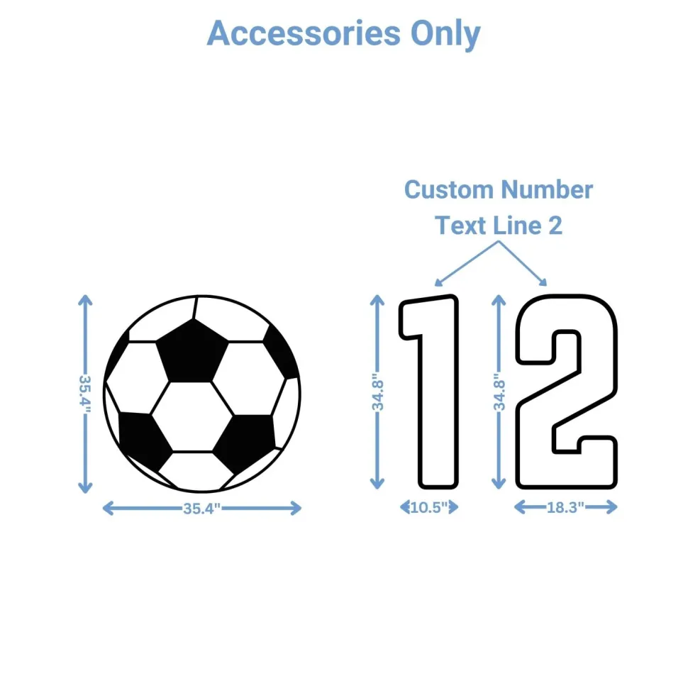 Soccer Stadium Foam Core Birthday Backdrop Kit by PopScene™
