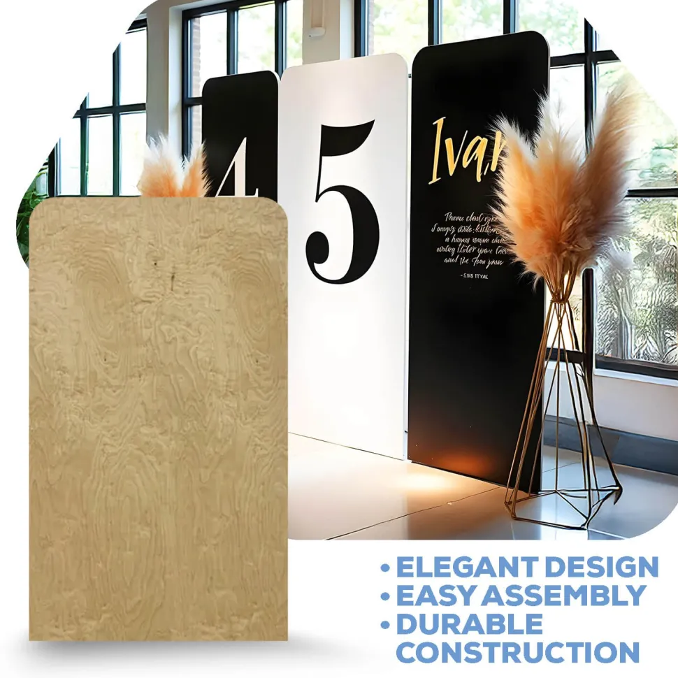 Soft Edge Rectangle Collapsing Chiara Wall Panel - Select Your Size!