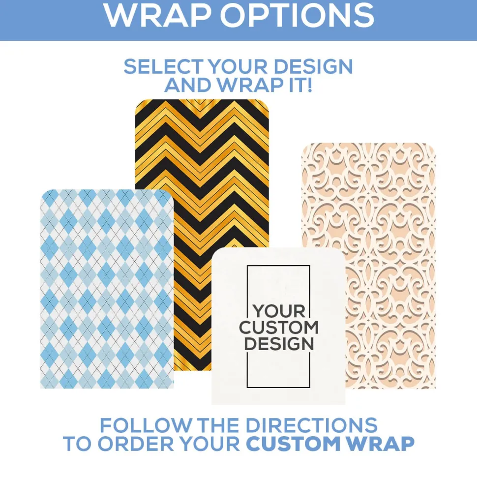 Soft Edge Rectangle Collapsing Chiara Wall Panel - Select Your Size!