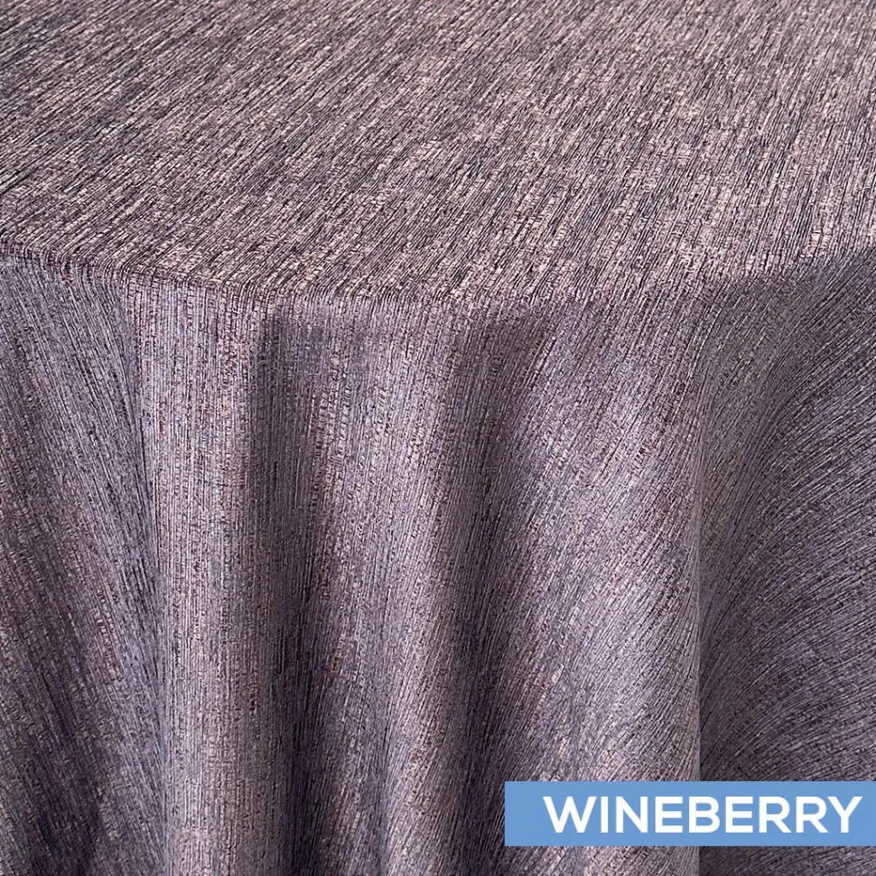 Solstice Tablecloth by Eastern Mills - Wineberry - Many Size Options