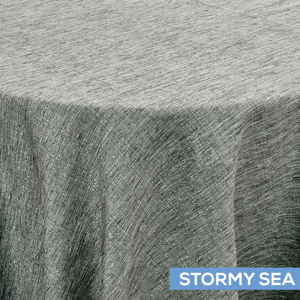 Solstice Tablecloth by Eastern Mills - Stormy Sea - Many Size Options