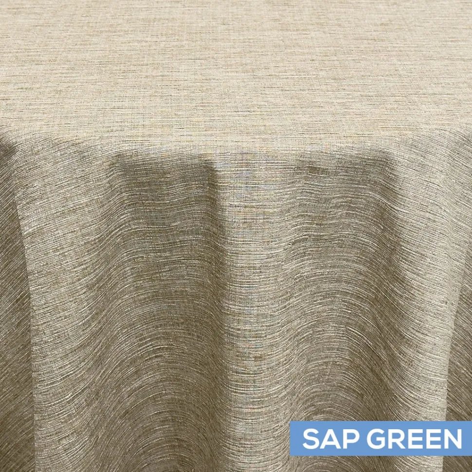 Solstice Tablecloth by Eastern Mills - Sap Green - Many Size Options