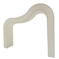 Spandex Cover for 3D Curvy Wave Arch - Ivory