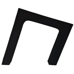Spandex Cover for 3D Tilted Rectangular Stand - 7.85ft - Black
