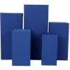 Spandex Covers for Square Metal Pillar Pedestal Stands 5 pcs/set - Royal Blue